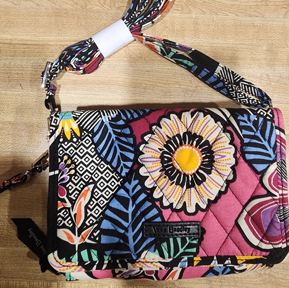 Vera Bradley Pink Floral Crossbody Bag